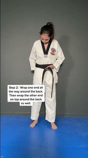 How to Tie Your Belt for Taekwondo 🥋