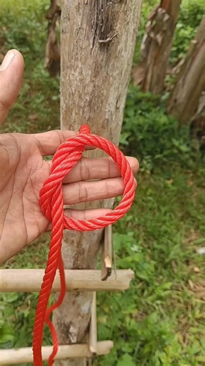 Simple but super strong knot. One wrap, pull tight — it won’t slip 🔥 #ropeknot #knot #tutorial #outdoor #DIY | Nurul Radika