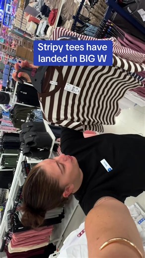 New Striped Tees at BIG W: Try Them On!