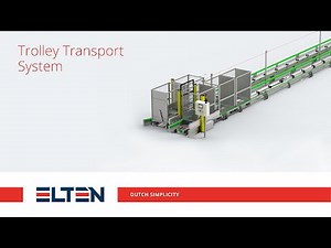 Trolley Transport System | Eltrack | Elten Logistic Systems | Viapost, South France