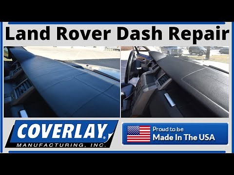 Land Rover Dash Cover Repair - Coverlay® Part# 13-508LL - Fix Your Dash!