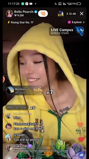 Bella Poarch Singing