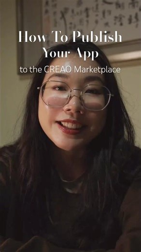 How to Share Your App to the CREAO Marketplace