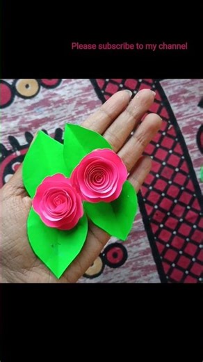 pepper flower craft ideas/pepper flower craft ideas Rose #craft #craftideas #flowers #meking