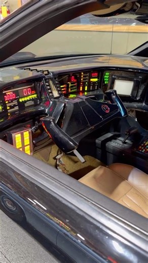 Kitt - Knight Rider TV Show replica car. Show featured David Hasselhoff as Michael Knight