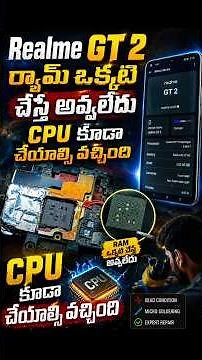 Realme GT2 dead solution #realmegt2 #realme #realmegtseries #deadphonerepair #gt2 #cpureballing #yt