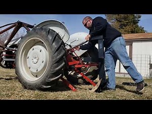 Ford 9N Attaching a Middle Buster Ditcher