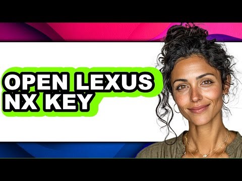 How to Open Lexus NX Key - Full Guide