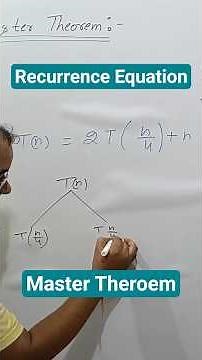 What is the Recurrence Equation? How to find the recurrence Equation and time complexity? #daa