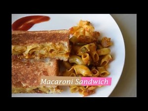 Indian Style Masala Macaroni & Cheese Sandwich | Spicy and Cheesy Sandwich Recipe| |