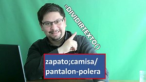 Separar texto automáticamente en Excel con DIVIDIRTEXTO()