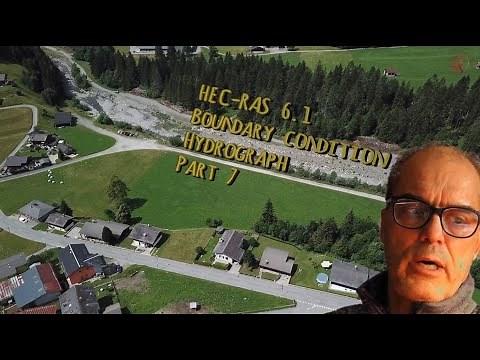 HEC-RAS part 7/10, insert the boundary conditions and hydrograph with HEC-RAS 6.1