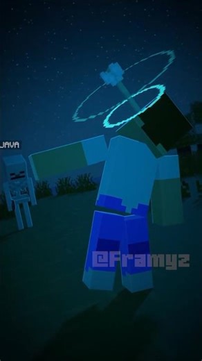 Java Skeleton vs Bedrock Skeleton 💀 The Difference is BROKEN… (Minecraft)