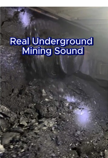 Real Underground Mining Sound No filters, no effects, just real coal mining in progress. Cutting, loading, and transport as it happens underground. #mining#industrialwork#realsound#underground#worksite