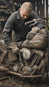 Old Harley Found in Ruins – Watch the Full Restoration | Restoration Idea