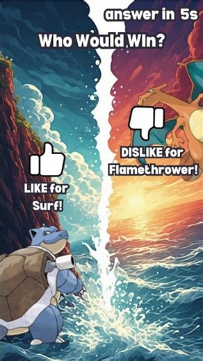 Pokémon Battle Challenge! ⚔️ (Blastoise vs. Charizard)