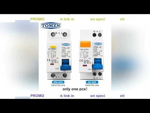 TPNL DPNL 230V 1P+N Residual Circuit Breaker with over and Short Current Leakage Protection RCBO MCB