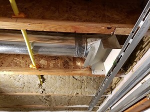 How have you handled ceiling registers in a decoupled...