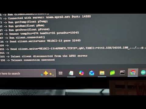Arduino nano esp32 APRS weather station reporting