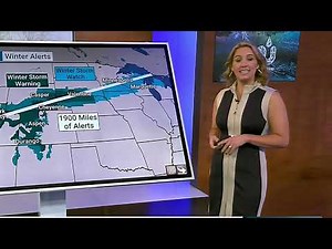 Alex Wilson - The Weather Channel - 120921 Blue and White Dress - Easy On The Eyes