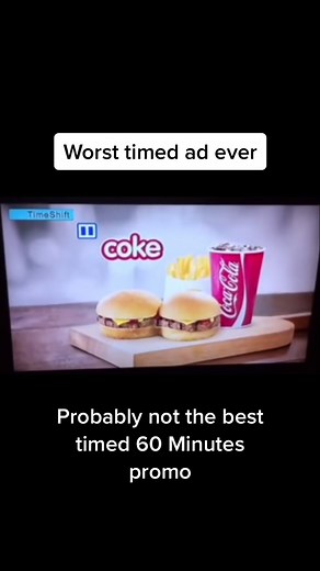 Best-Products (@worldsbestadverts) - When tv ads and show promos go very wrong #conjoinedtwins #doubleburger #tvcommercial #60minutes #promo #hungryjacks #usa