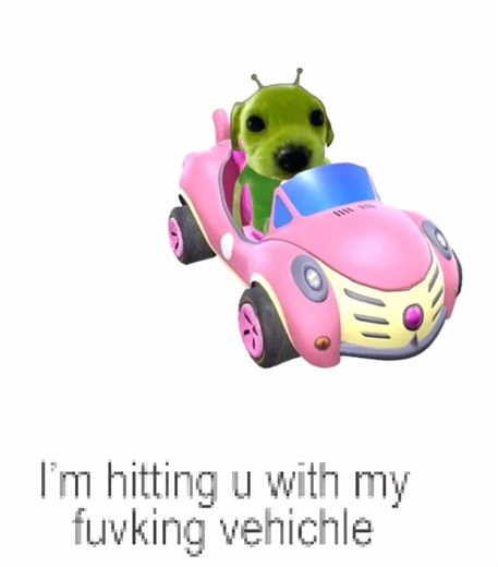 Alien Dog and Road Rage: A Fun Meme Experience