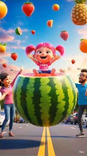 Magical Fruit World Adventure! 🍉🍓 Amazing Kids Animation#shorts