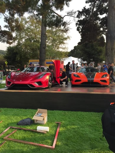 Finding $10 million sitting under some trees. 🌲💨 The Koenigsegg Regera and Agera RS hitting different in the golden hour. Which one are you taking? #koenigsegg #redlineandrifle #cartok #MotorsportDreams #money