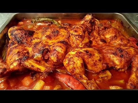 الفروج المسحب بأطيب مذاق واسهل طريقة .