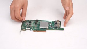 Zyyini 6G PCIe X8 Array Card with 2 SAS Mini Interface, SATA3 Bandwidth, Supports 16T Disk, Compatible with x8 x16 Slot, Computer, Storage Device
