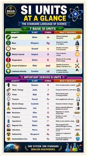 SI Units Explained 🔬 | The Language of Science Everyone Should Know | Essential Measurement Units