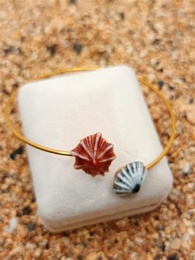 Handmade Kauai Opihi Shell Cuff Bracelet | Stainless Steel and Resin Bangle I Gift for Her I Opihi Jewelry I Medium Size 7" - 8" - Etsy UK