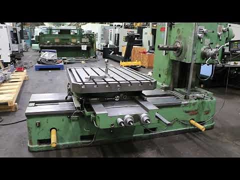3.5" WOTAN TABLE TYPE HORIZONTAL BORING MILL