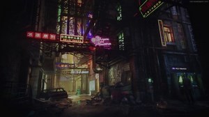 Cyberpunk Chinatown Animated Wallpaper