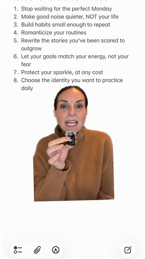 Rules for a 2026 Reset ✨ (WLS Edition) If there’s one thing weight loss surgery taught me, it’s that a “reset” isn’t something you start on a random Monday. A reset is something you become. So here are the rules I’m taking with me into 2026 — the ones that actually create results, self-trust, and peace after WLS: 1️⃣ Stop waiting for the perfect moment. Perfection is procrastination in a cute outfit. 2️⃣ Make food noise quieter — not your life. You don’t need to shrink your joy to manage your hu