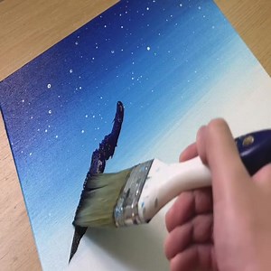 35K views · 320 reactions | Painting Snowy Mountains / Easy Acrylic Painting Technique | Painting | Facebook