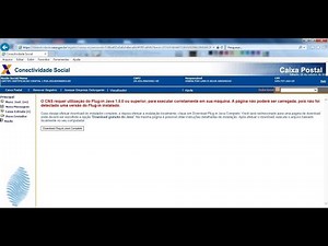 Atualizado 2022 | Erro: O CNS requer utilização do Plug-in Java 1.5.0 ou superior