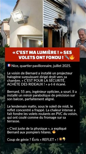 « C'EST MA LUMIÈRE ! » SES VOLETS ONT FONDU ! 🔦🔥