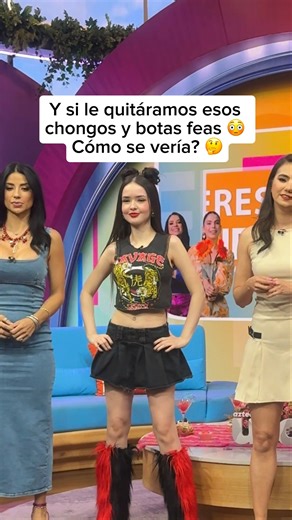 The change 😳 Germaine Valentina without buns and boots #germainevalentina #outfit #hairstyles #si...