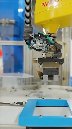 Robotic vision-guided solution high-mix product sortation #shorts #robotics #automation #fanuc