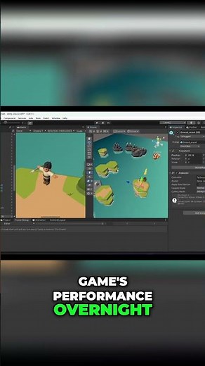 Boost Game Performance: Master Static Batching in Unity! #shorts