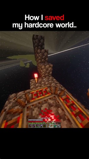 How I Saved My Hardcore World…