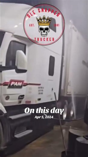 Hit the big red button #shorts #short #olesnapper #trucking #truckdriver