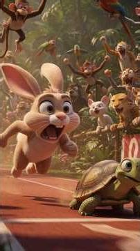 घमंडी खरगोश और मेहनती कछुआ 🐢🐇 | Motivational Hindi Story | Moral Story for Kids