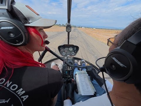 Lesson #165 Robinson R22 Helicopter, Sonoma Flight Academy.