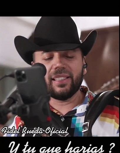 Y tú qué harías? - Fidel Rueda - Letra y música