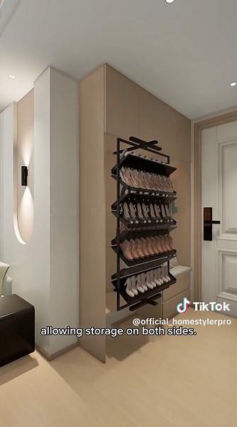 Smart Shoe Cabinet Design for Better Space Management