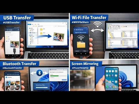 phone ka data laptop computer mein kasie dale,Photo Bina Cable Photo Laptop Mein