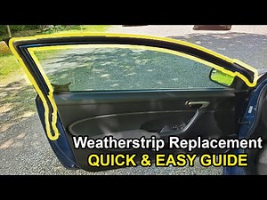 How to Replace WEATHERSTRIP (Honda Civic 2006-2011)!