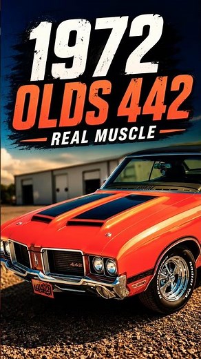 1972 Olds 442: Real Muscle Never Dies 💪